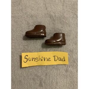 Vintage Sunshine‎ Family Dad Steve Doll Shoes 1974 Mattel Replacement Boots